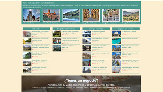 Prepara tu escapada
